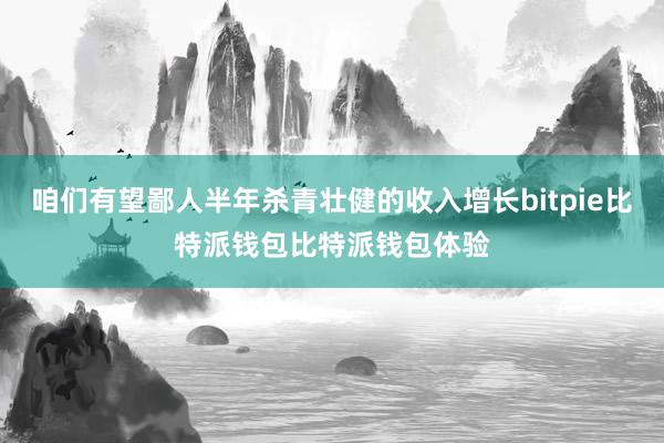 咱们有望鄙人半年杀青壮健的收入增长bitpie比特派钱包比特派钱包体验