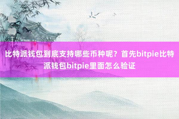 比特派钱包到底支持哪些币种呢？首先bitpie比特派钱包bitpie里面怎么验证