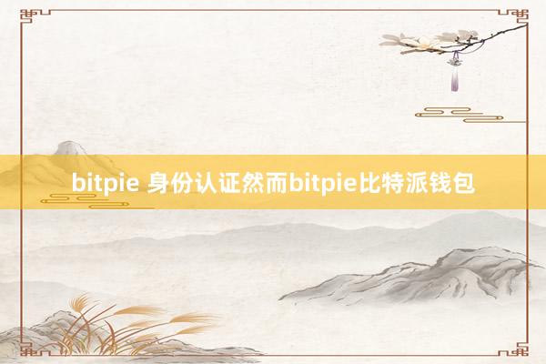 bitpie 身份认证然而bitpie比特派钱包