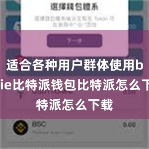 适合各种用户群体使用bitpie比特派钱包比特派怎么下载