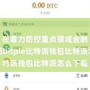 在着力防控重点领域金融风险方面bitpie比特派钱包比特派怎么下载