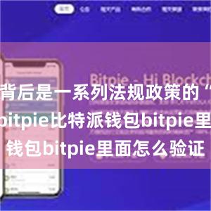 背后是一系列法规政策的“护航”bitpie比特派钱包bitpie里面怎么验证