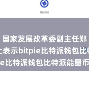 国家发展改革委副主任郑备在会上表示bitpie比特派钱包比特派能量币